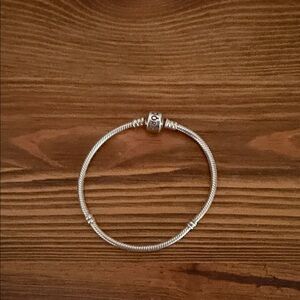Pandora Classic Moments Charm Snake Chain Bracelet